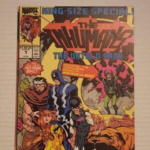 Inhumans Special #1 (1990) Marvel Comics, King Size Special, VF